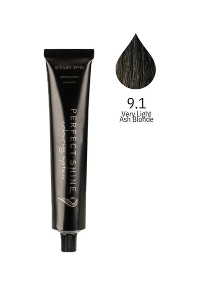 Perfect Shine Permanent Profesyonel Saç Boyası 100 ML Yoğun Çok Açık Küllü Sarı Ash