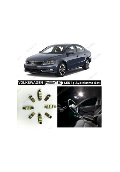 Fardoktoru Vw Passat B7 Komple Beyaz Led Iç Aydinlatma Ampul Seti