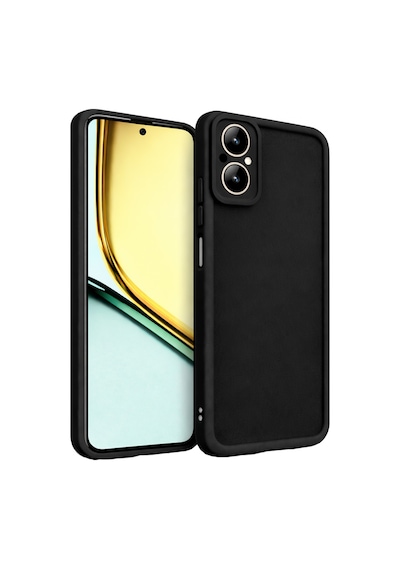 Realme C67 Ve Realma 12 Lite Uyumlu Kamera Çıkıntılı Mat Silikon Telefon Kılıfı