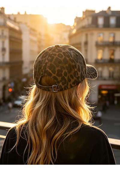 Valkyrie Leopar Desenli Unisex Şapka Ayarlanabilir Beyzbol Şapkası Günlük Spor Vintage Animal Print Kahverengi