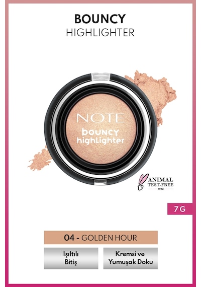 Note Bouncy Highlighter Yumuşak Kremsi Aydınlatıcı - 04 Golden Hour