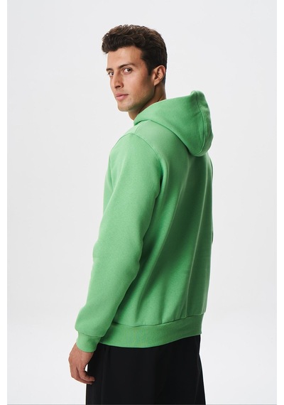 AR-MA Arma Erkek Regular Fit Yazı Baskılı Dikişli Kanguru Cepli Sweatshirt 001