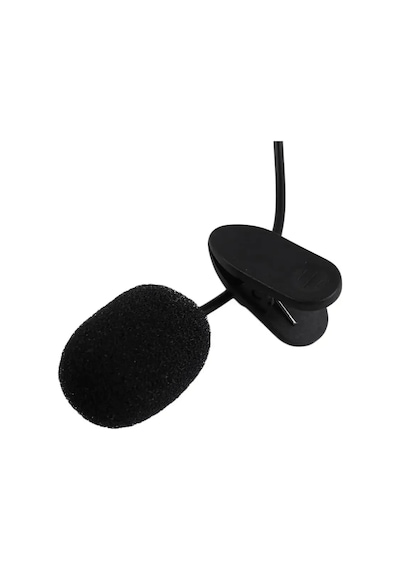 3.5mm Mini Yaka Mikrofonu Metal Klip Yaka Mikrofonu Cep Telefonu Pc Dizüstü
