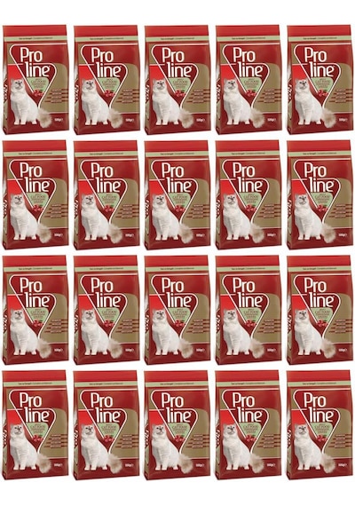 Pro Line Kuzu Etli ve Pirinçli Yetişkin Kedi Maması 20 x 500 G