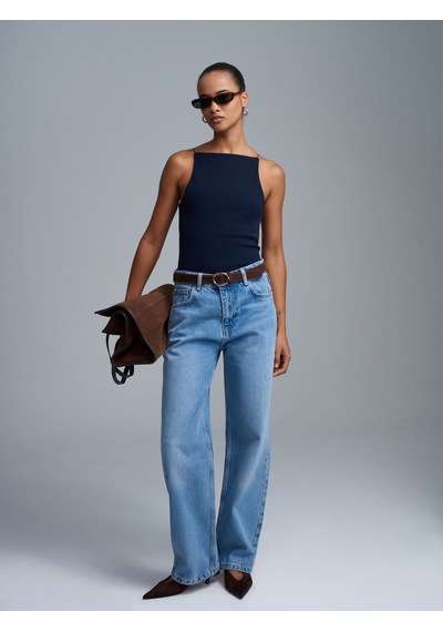 Dilvin 21020 Halter Yaka Top-k.lacivert K.lacivert