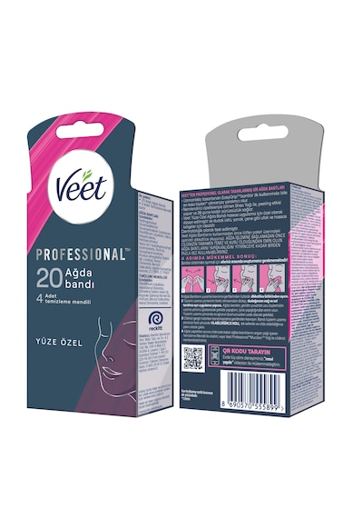 Veet Pure Yüz Bölgesi için Sir Ağda Bantları 2 x 20'li
