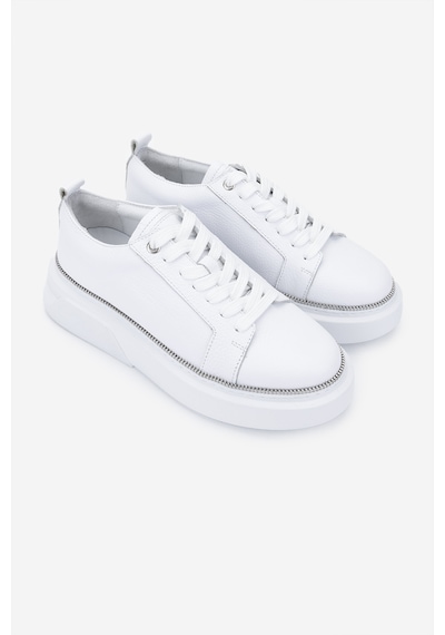 Valmenti Kadın Hakiki Deri Beyaz Sneakers & Spor Ayakkabı 1115 8026 Bn Ayk Y25 Beyaz Fltr Beyaz