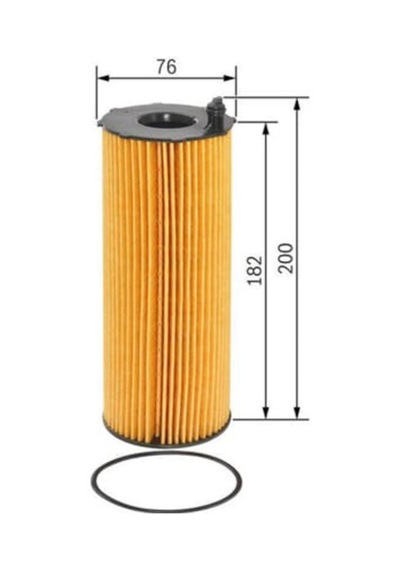 BOSCH F026407126 Yağ Filtresi Range Rover 4X4 06- 3.6 Td V8