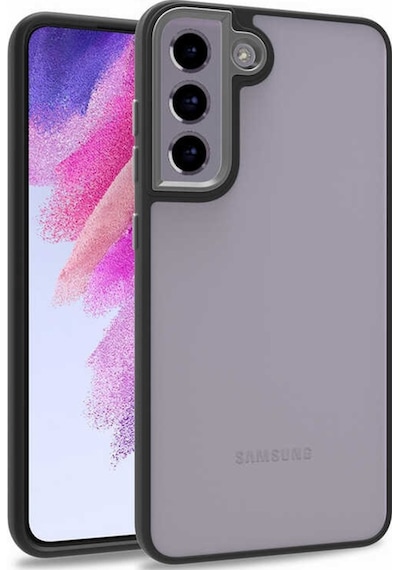 Galaxy S21 Fe Kılıf Zore Flora Buton,Kenar Çevresi Renkli Kılıf