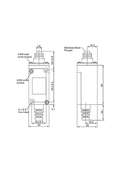 Cntd Chl-5100 Metal Limit Switch
