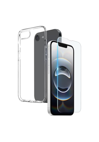 Teleplus Apple Uyumlu iPhone 17e Kılıf Süper Tpu Silikon Kapak + Ekran Koruyucu
