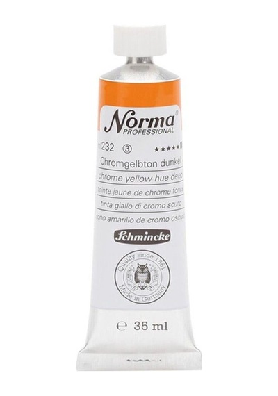 Schmincke Norma Profesyonel Yağlı Boya 35 ML 232 Chrome Yellow Hue Deep