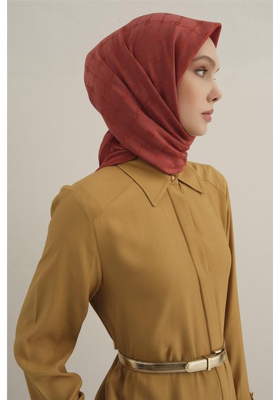 Armine Lyocell Eşarp 4 Kırmızı