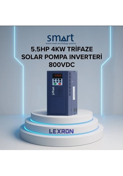 Smart - İnges 5.5 Hp 4 Kw Trifaze Solar Pompa İnverteri - 380 Volt Güneş Enerji Sistemi Sürücüsü