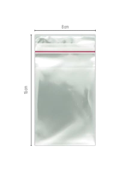 8X15 Bantlı Opp Parlak Jelatin 1000 Adet