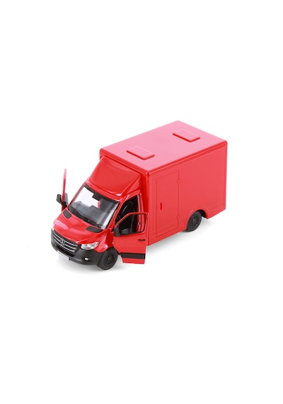 Kinsmart Mercedes Sprinter Metal Çek Bırak Kamyonet Kırmızı