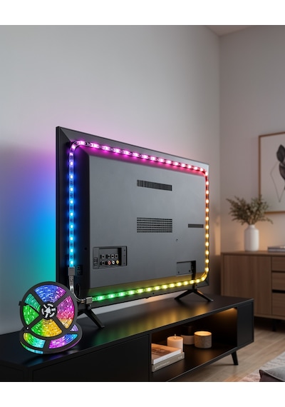Rgb Şerit Led 5 Metre Enerji Tasarruflu Xucz5mşeritled-10