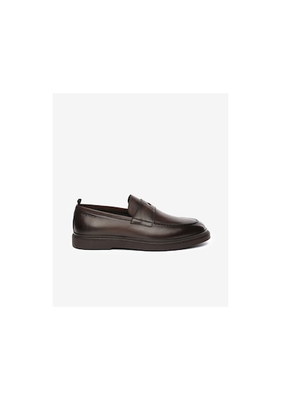 Greyder Erkek Kahverengi Hakiki Deri Loafer Ayakkabı 5k1la18493 7964 Kahve