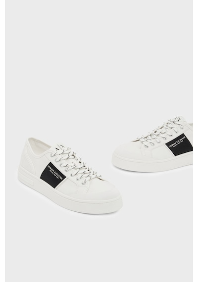 Armani Exchange Logolu Kanvas Sneaker Ayakkabı Erkek Ayakkabı Xm003616 Af29107 M0429 Kırık Beyaz Armani Exchange Logolu Kanvas Sneaker Ayakkabı Erkek Ayakkabı Xm003616 Af29107 M0429 Kırık Beyaz