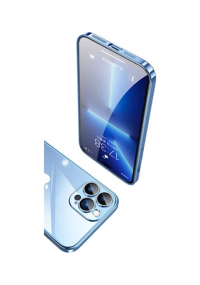 Apple Uyumlu iPhone 13 Pro Sert Pc Renkli Çerçeveli Zore Riksos Kapak