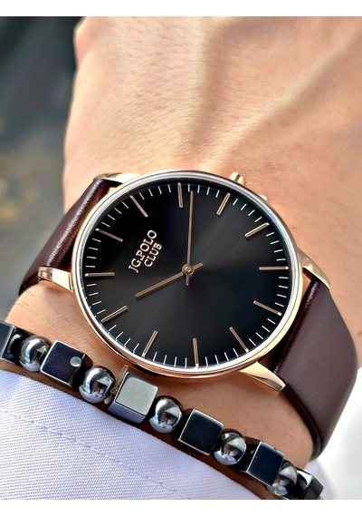 Jg. Polo Clup Jpc.0725 Erkek Kol Saati Rose Gold