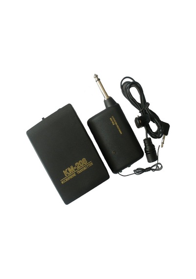Yakıt Klipli Mikrofonlu Kablosuz Fm Verici Ve Alıcı Kiti, 6.3mm Stereo Mikrofon Sistemi