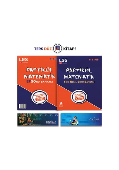 Partikül Matematik 8. Sınıf Yeni Nesil Efso Matematik Soru Bankası 2 Kitap Bir Arada