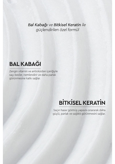 Botanics+ Onarıcı & Güçlendirici Bakım - Bal Kabağı Ve Bitkisel Keratin İçeren Bitkisel Saç Kremi