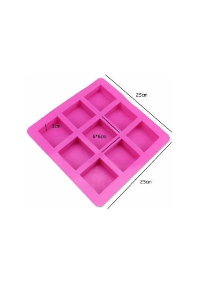 Pasta Story Silikon Sabun Kalıbı, Pembe Genel