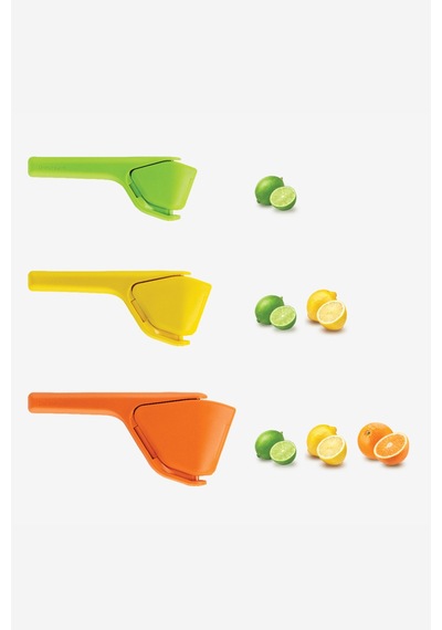 Dreamfarm Fluicer Kolay Sıkmalı Portatif Lime, Limon Sıkacağı Sarı Sıkacak 24 Cm Sarı