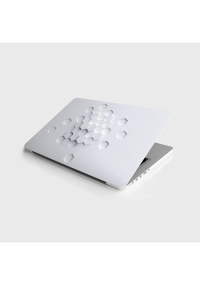 Laptop Sticker Notebook Kaplama Etiketi Beyaz Petek