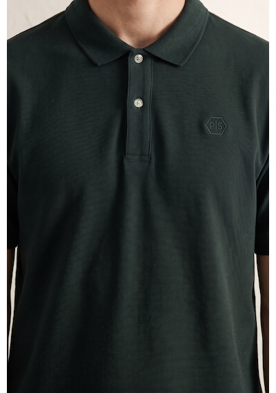 D'S Damat Ds Damat Regular Fit Zümrüt Yeşili %100 Pamuklu Uzun Ömürlü Kıvrılmaz Polo Yaka Nakışlı T-shirt 4hc14ort51000 Zm1