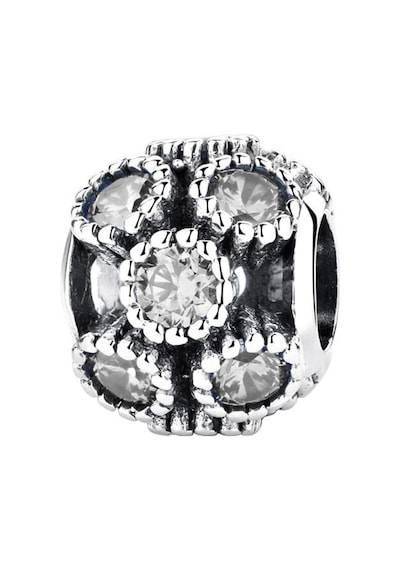 Nur Silver Taşlı Yuvarlak Gümüş Charm Nur-bl00120