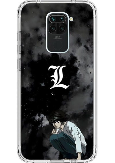 Xiaomi Redmi Note 9 Uyumlu Şeffaf Kılıf Death Note 2 Tasarımlı