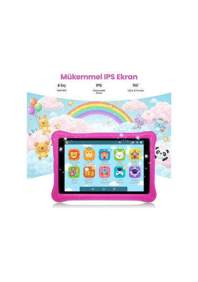 Npo NPK01Pro 4 GB 64 GB 8" Çocuk Tableti + Kılıf