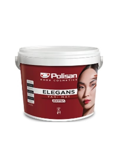 Polisan Elegans Extra Yarı Mat Silinebilir İç Cephe Boyası 2.5 L