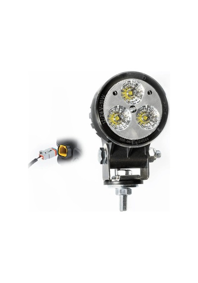 Frıstom 12v-24v Çalışma Lambası 3-ledli Cr Soketli 11w 5700k 1200 Lumen 92 37.5 Mm