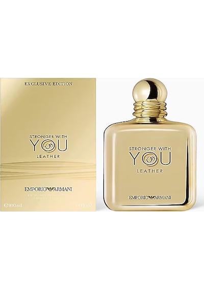Emporio Armani Strongher With You Leather Edp 100 Ml Erkek Parfüm Fresh