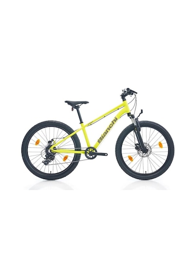 Bıanchı Xr24 Erkek Dağ Bisikleti 330h Md 24 Jant 8 Vites Yellow Fluo Sılver Graphıte Turkey Sarı