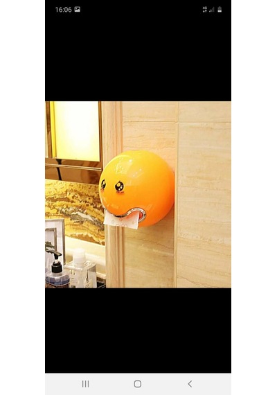 Emojili Peçetelik Beyaz