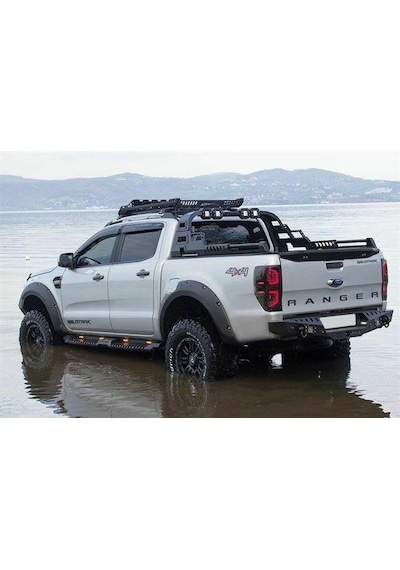 Toyota Uyumlu Revo Off Road Metal Işıklı Rollbar 2010-2021 Aqm-x10
