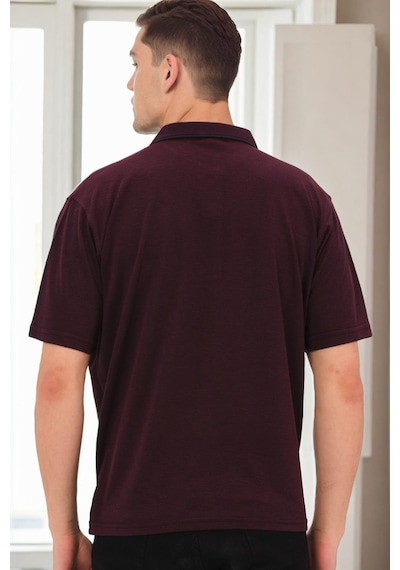 T0094 Dewberry Erkek T-shırt-bordo Bordo