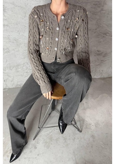 Lacarino 7714 W.leg Kadın Jean Pantolon Basalt Grey