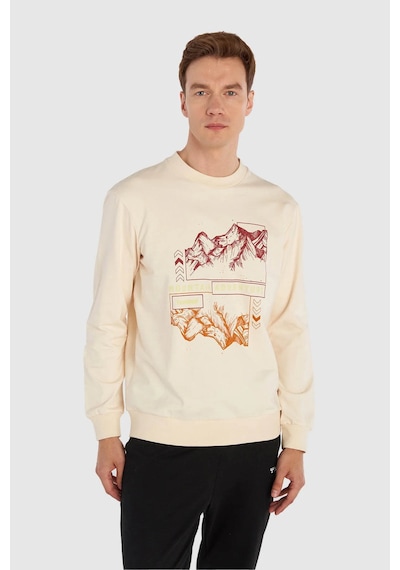 Hummel Erkek Sweatshirt Krem 921964-9820 Hmlgılberto 25kw61000141 W61h03