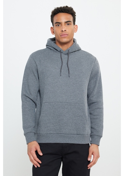 AC&Co / Altınyıldız Classics Erkek Antrasit Melanj Standart Fit Normal Kesim Kapüşonlu Kanguru Cepli Pamuklu Sweatshirt Antrasit AC&Co / Altınyıldız Classics Erkek Antrasit Melanj Standart Fit Normal Kesim Kapüşonlu Kanguru Cepli Pamuklu Sweatshirt Antrasit