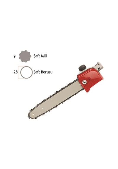Motorlu Tırpan Dal Budama Aparatı 28 MM 9 Diş