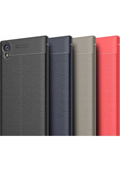 Sony Xperia Xa1 Plus Kılıf Zore Niss Silikon Kapak Lacivert