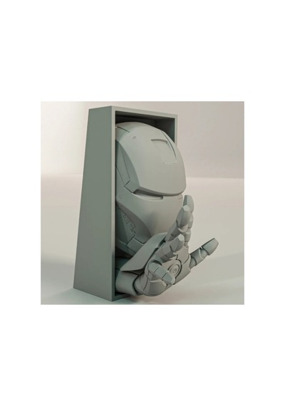 Iron Man Tasarımlı Book Nook Kitap Arası Dekoru