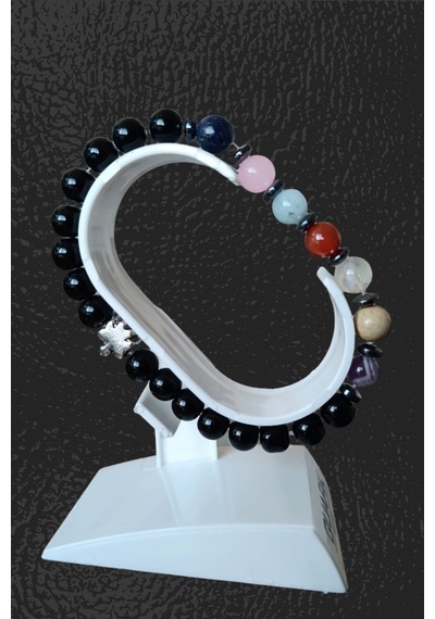 7 Çakra Doğal Taş Bileklik Akik, Sitrin, Jasper, Akuamarin, Pembe Kuvars, Lapis, Ametist Karışık Renk Karışık Renk 7 Çakra Doğal Taş Bileklik Akik, Sitrin, Jasper, Akuamarin, Pembe Kuvars, Lapis, Ametist Karışık Renk Karışık Renk