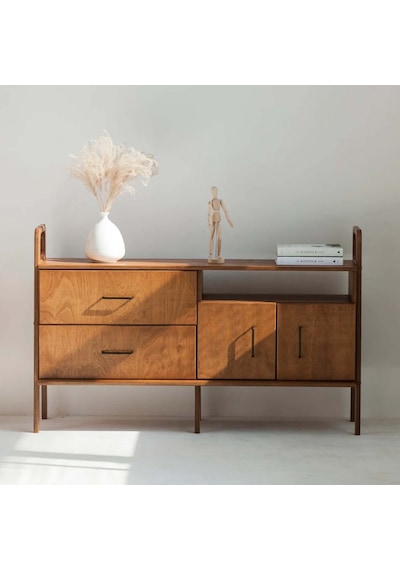 Woodesk Holz, Ahşap, Dolap Ve Konsol, 140x90, Tik Renk